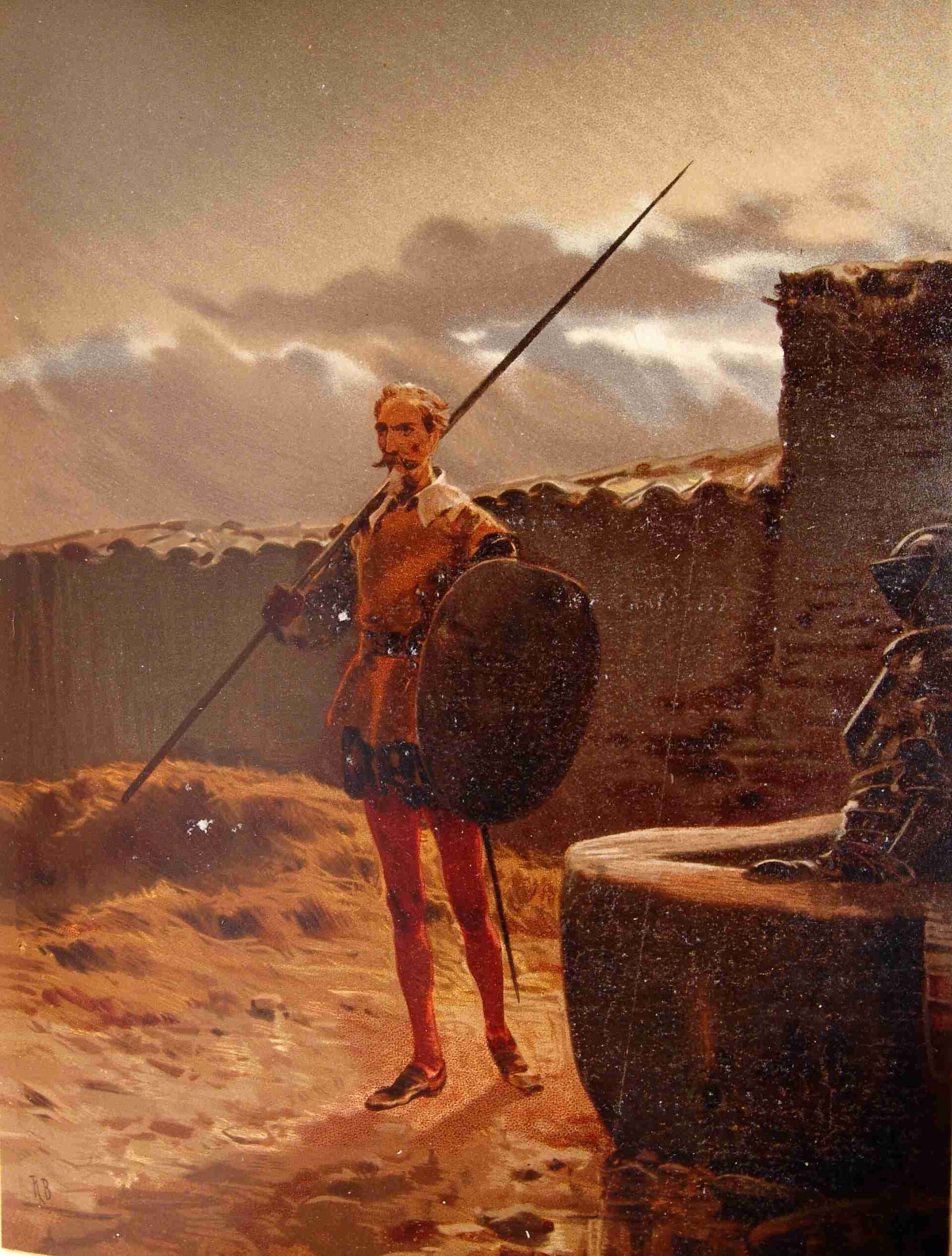 Imagem de referência de Dom Quixote, descrito nos dados abertos como personagem protagonista do livro "D. Quixote" de Cervantes