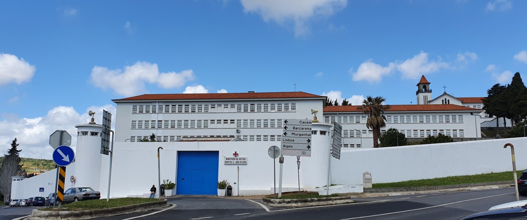 Imagem de referência relacionada a Prisão-Hospital de São João de Deus, item descrito como hospital-prisão em Caxias, município de Oeiras
