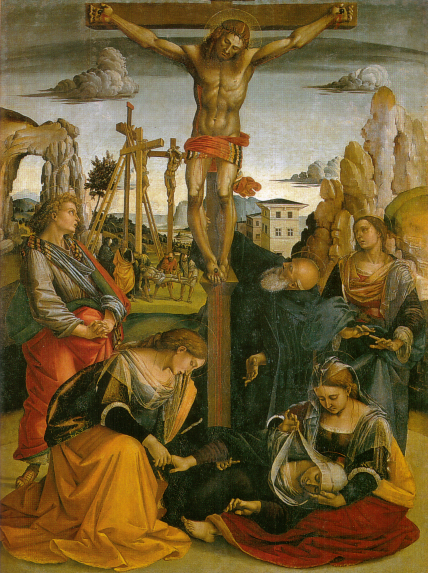 Imagem de referência de Estandarte da Crucificação, descrito nos dados abertos como pintura de Luca Signorelli
