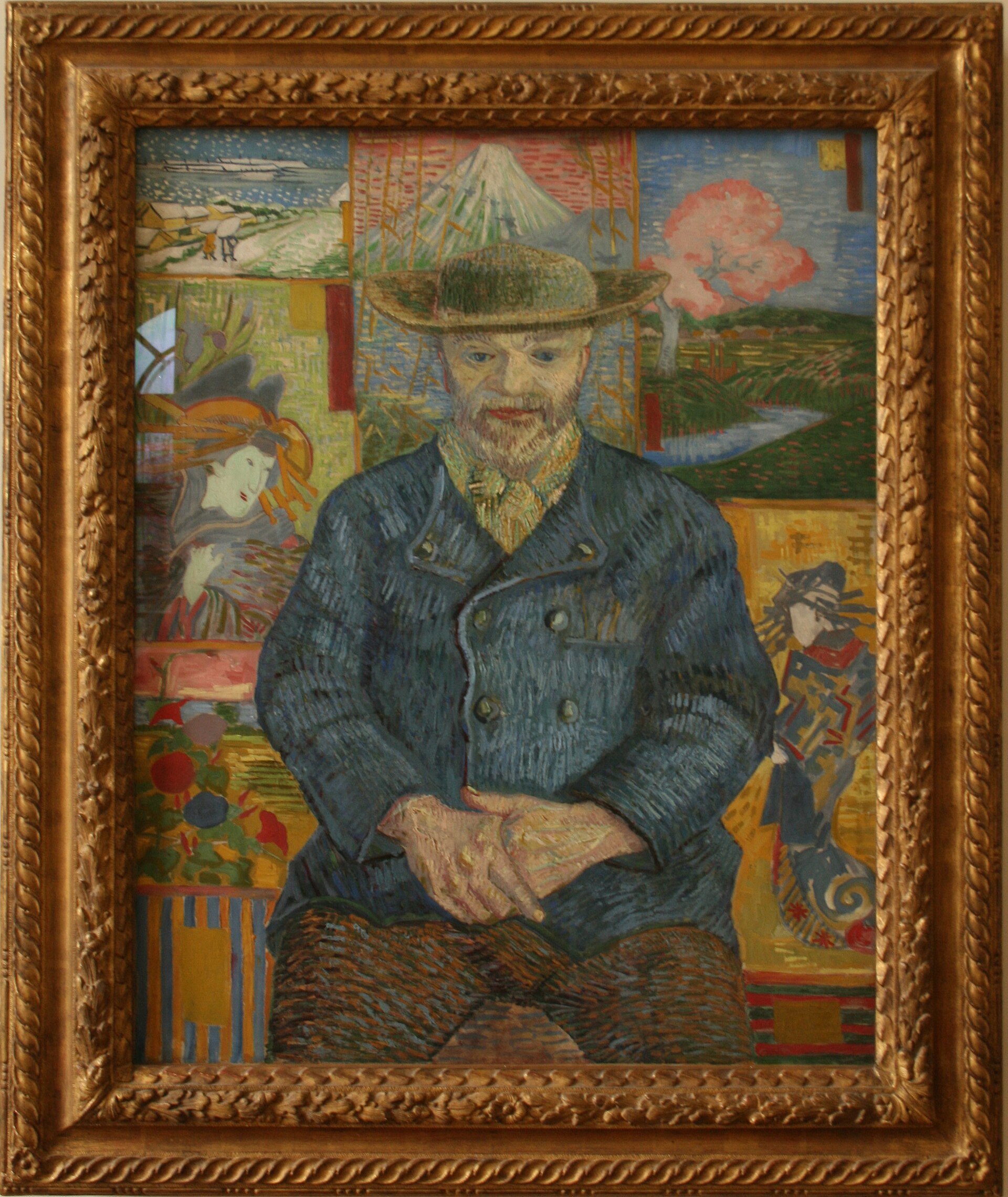 Imagem de referência de Retrato de Père Tanguy, descrito nos dados abertos como pintura de Vincent van Gogh