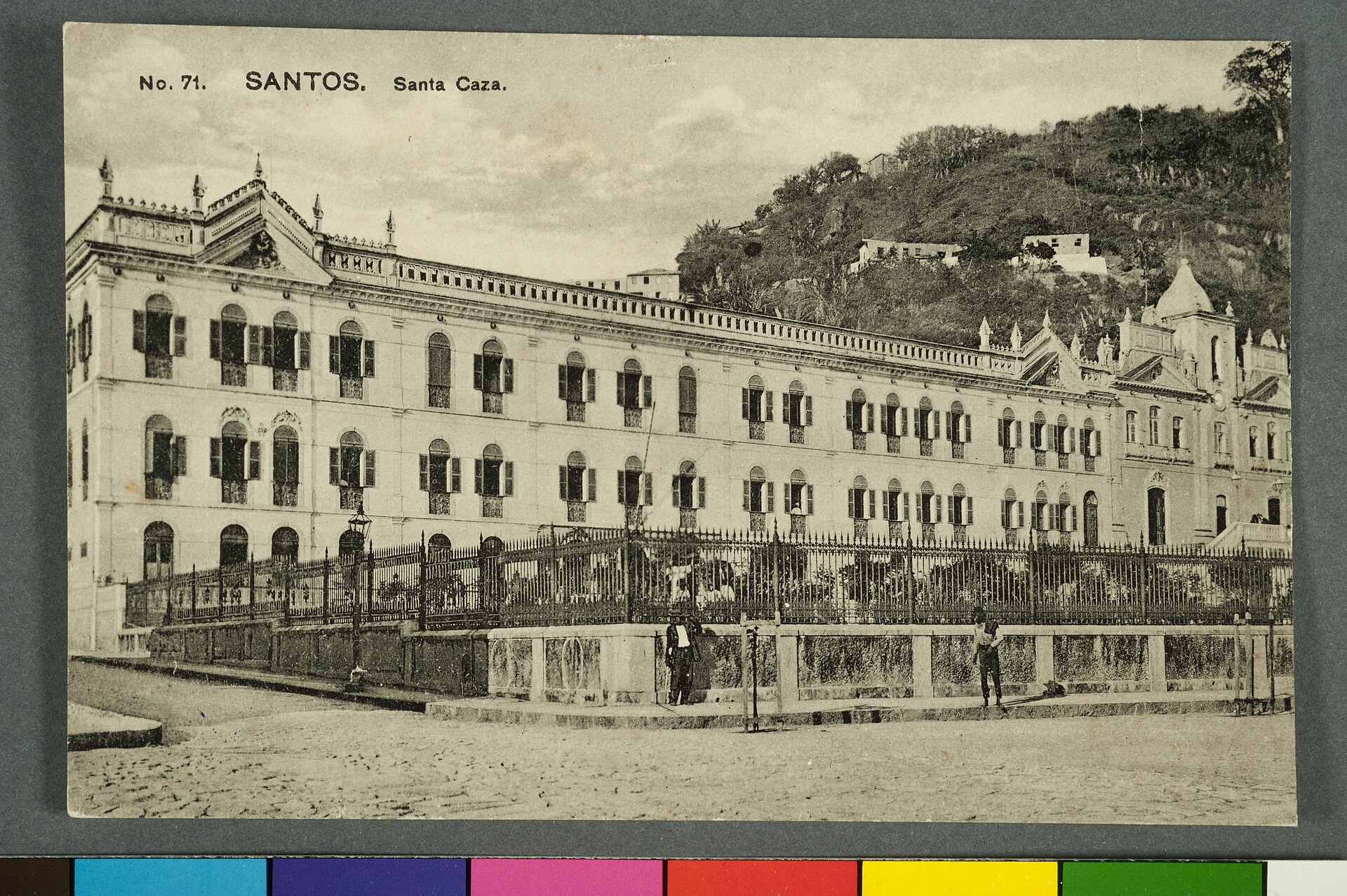 Imagem de referência de Santos. Santa Caza, descrito nos dados abertos como item da Coleção Cartões Postais, no Museu Paulista