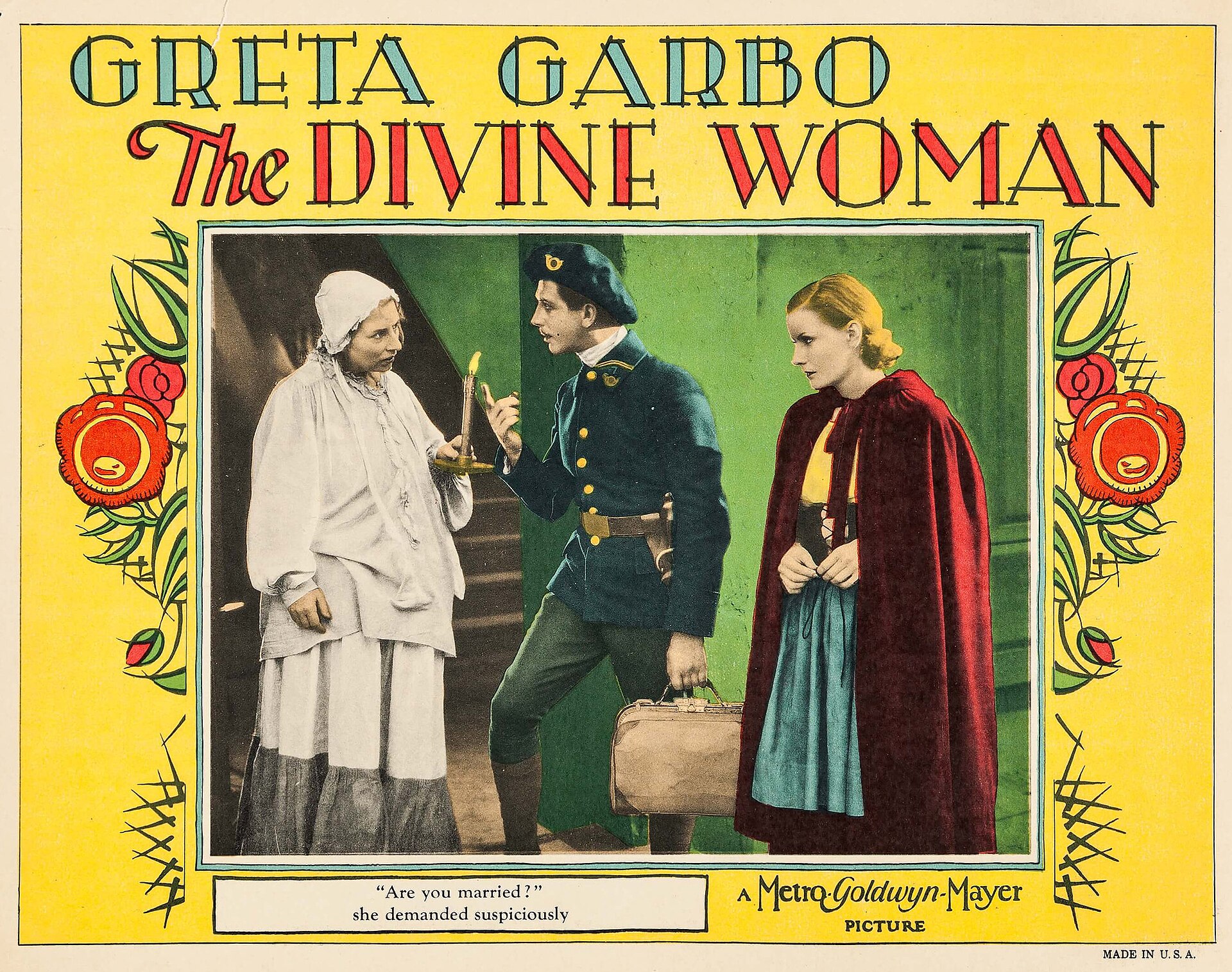 Imagem de referência de The Divine Woman, descrito nos dados abertos como filme de 1928 dirigido por Victor Sjöström