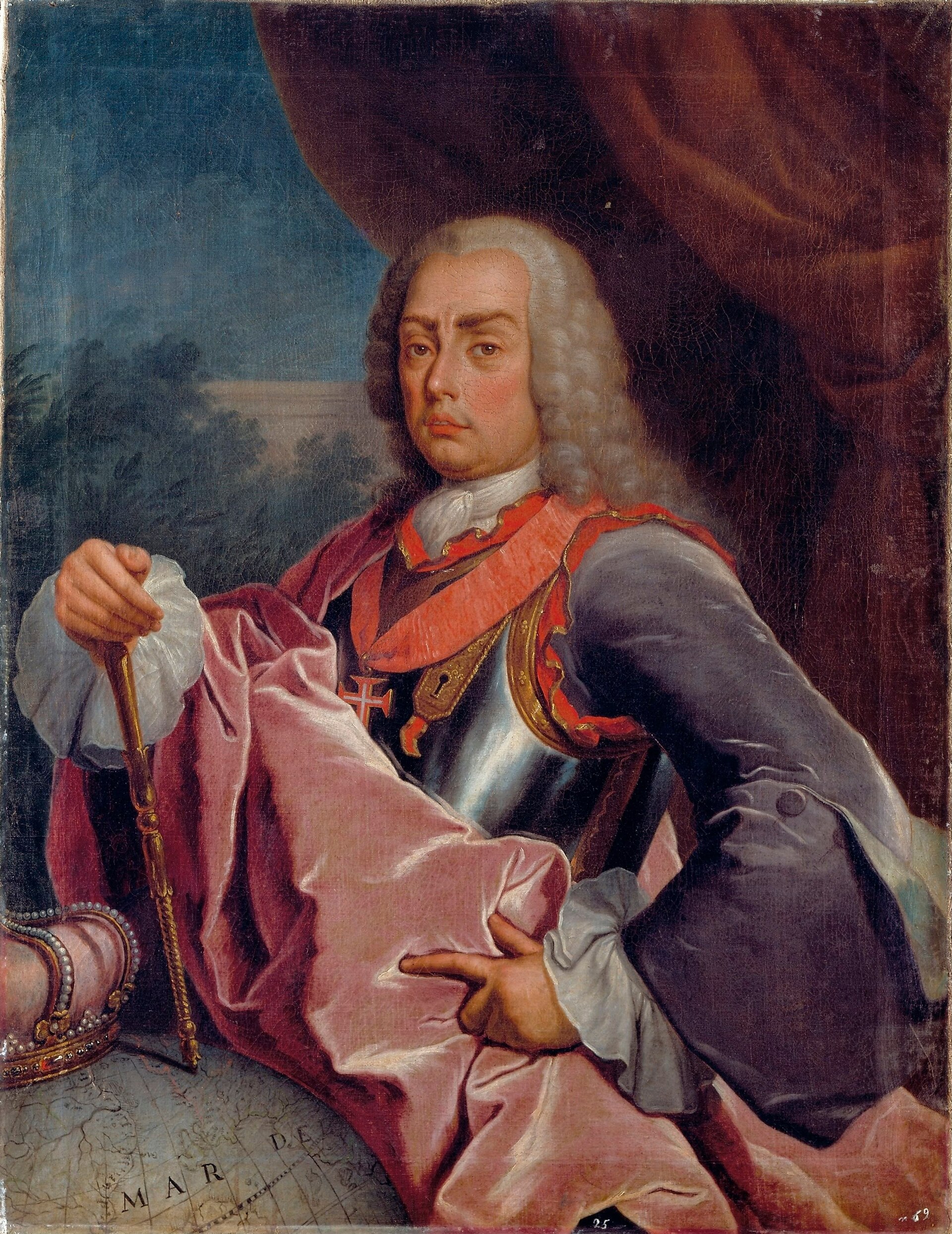 Imagem de referência de Retrato de D. José I, descrito nos dados abertos como pintura de autor português desconhecido
