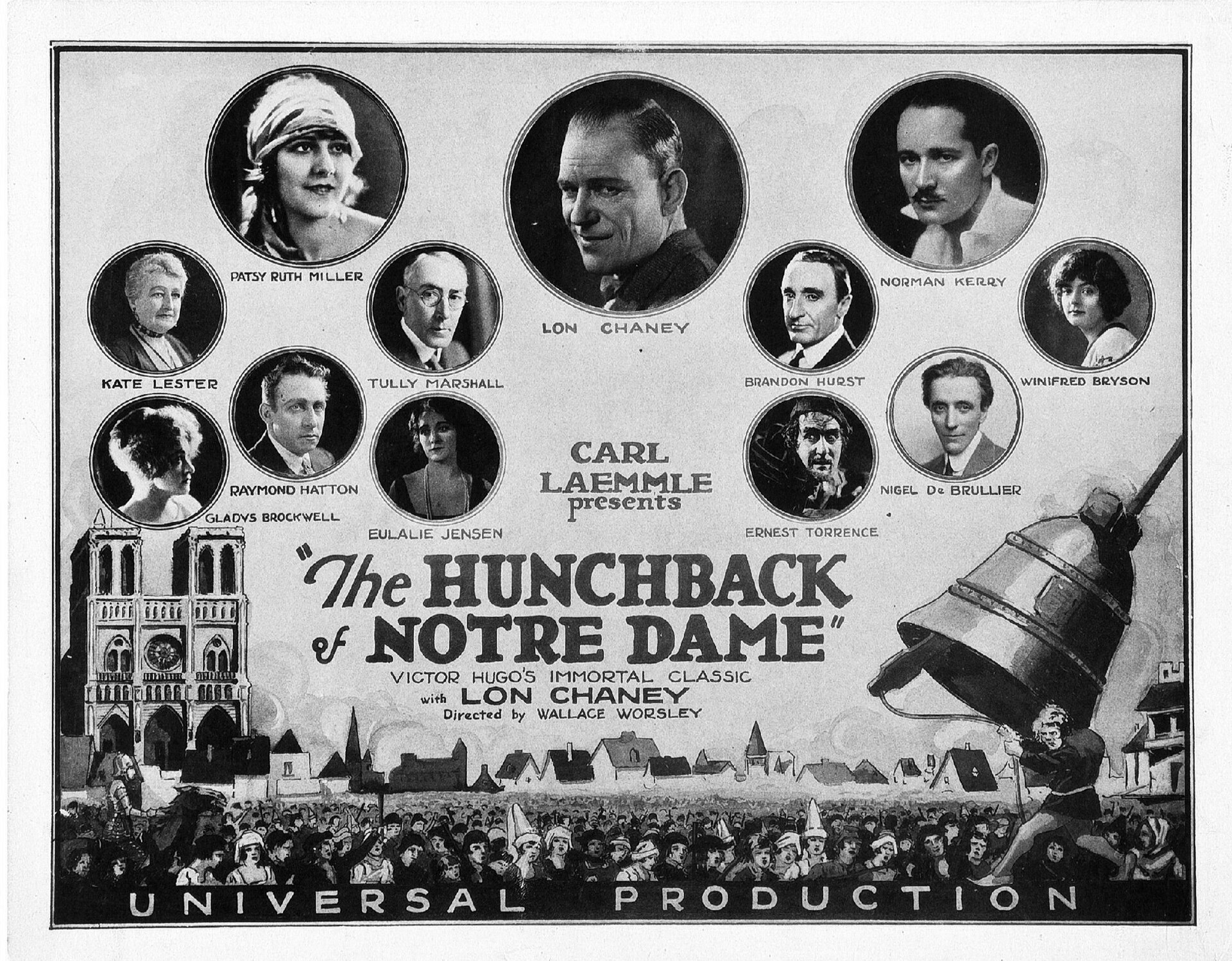 Imagem de referência de The Hunchback of Notre Dame, descrito nos dados abertos como filme de 1923 dirigido por Wallace Worsley