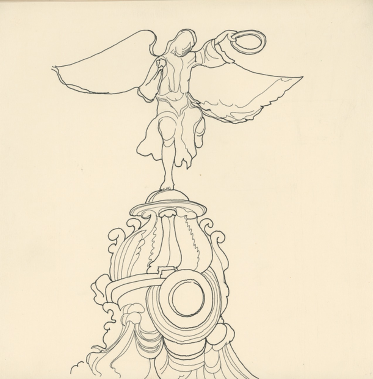 Imagem de referência de Anjo da Catedral Metropolitana de Nossa Senhora da Conceição, descrito nos dados abertos como desenho de Fúlvia Gonçalves (FG 177)