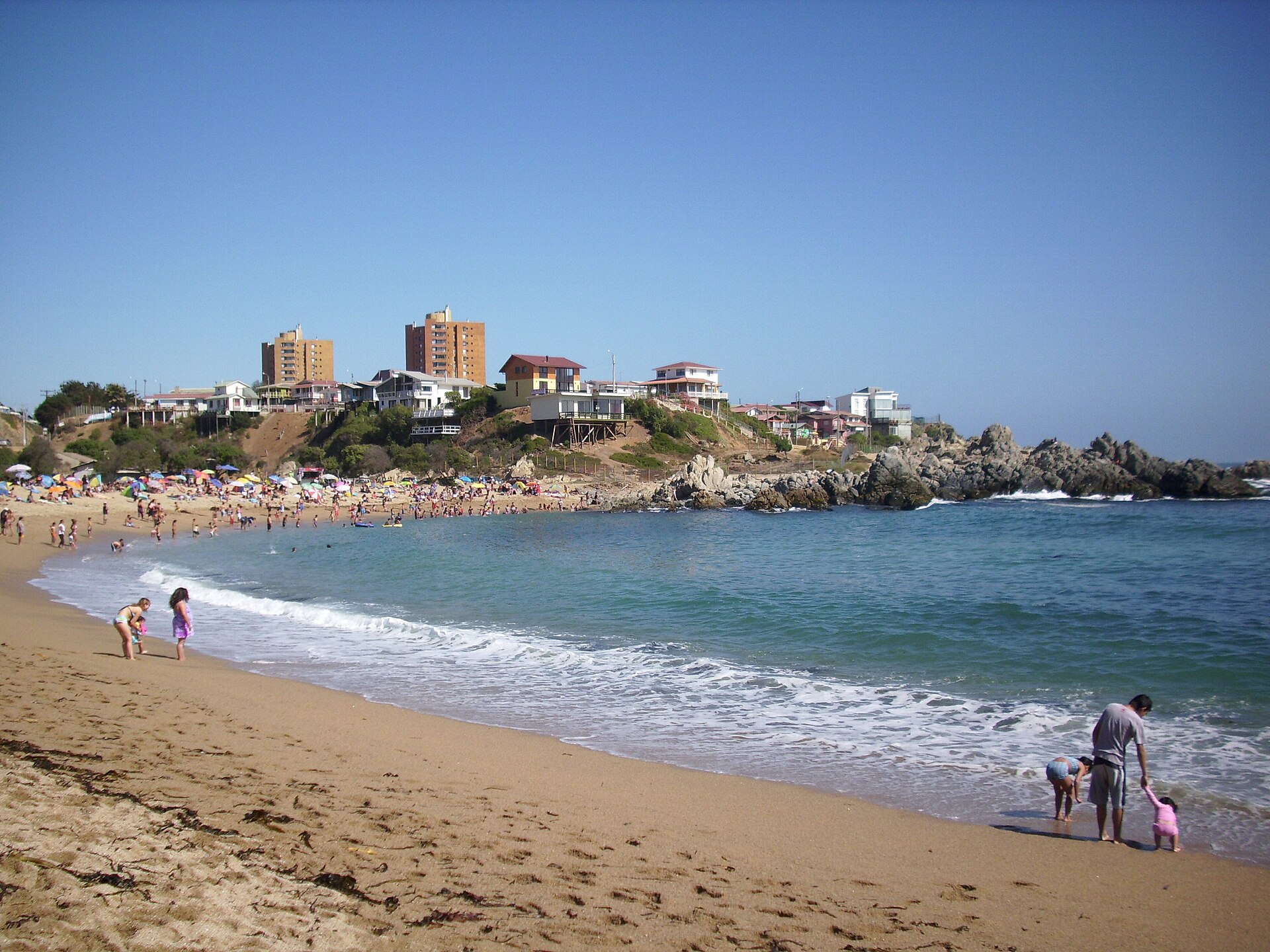 Imagem de referência relacionada a Isla Negra, item descrito como área Costeira de El Quisco, Chile