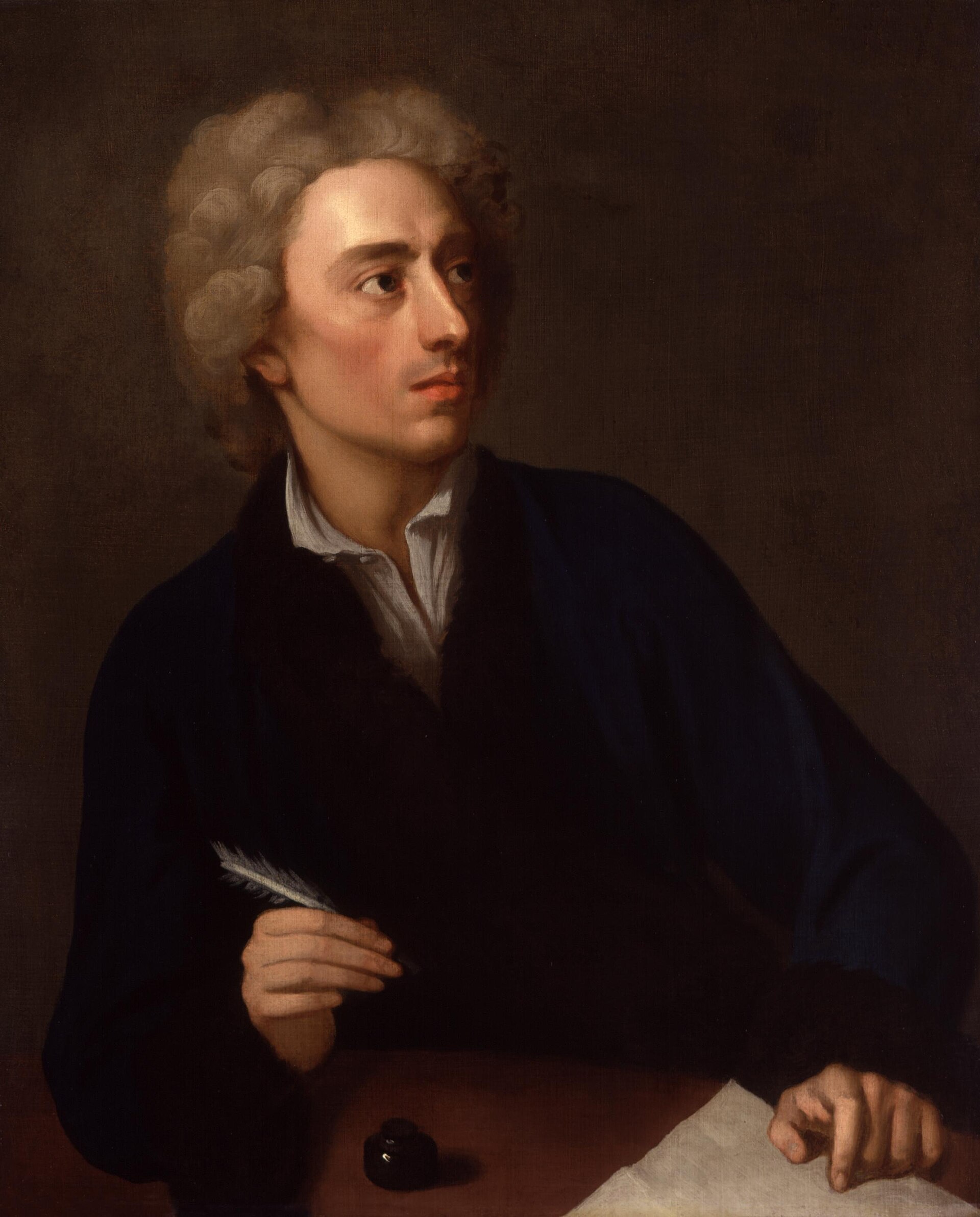 Imagem de referência de Alexander Pope, descrito nos dados abertos como poeta britânico