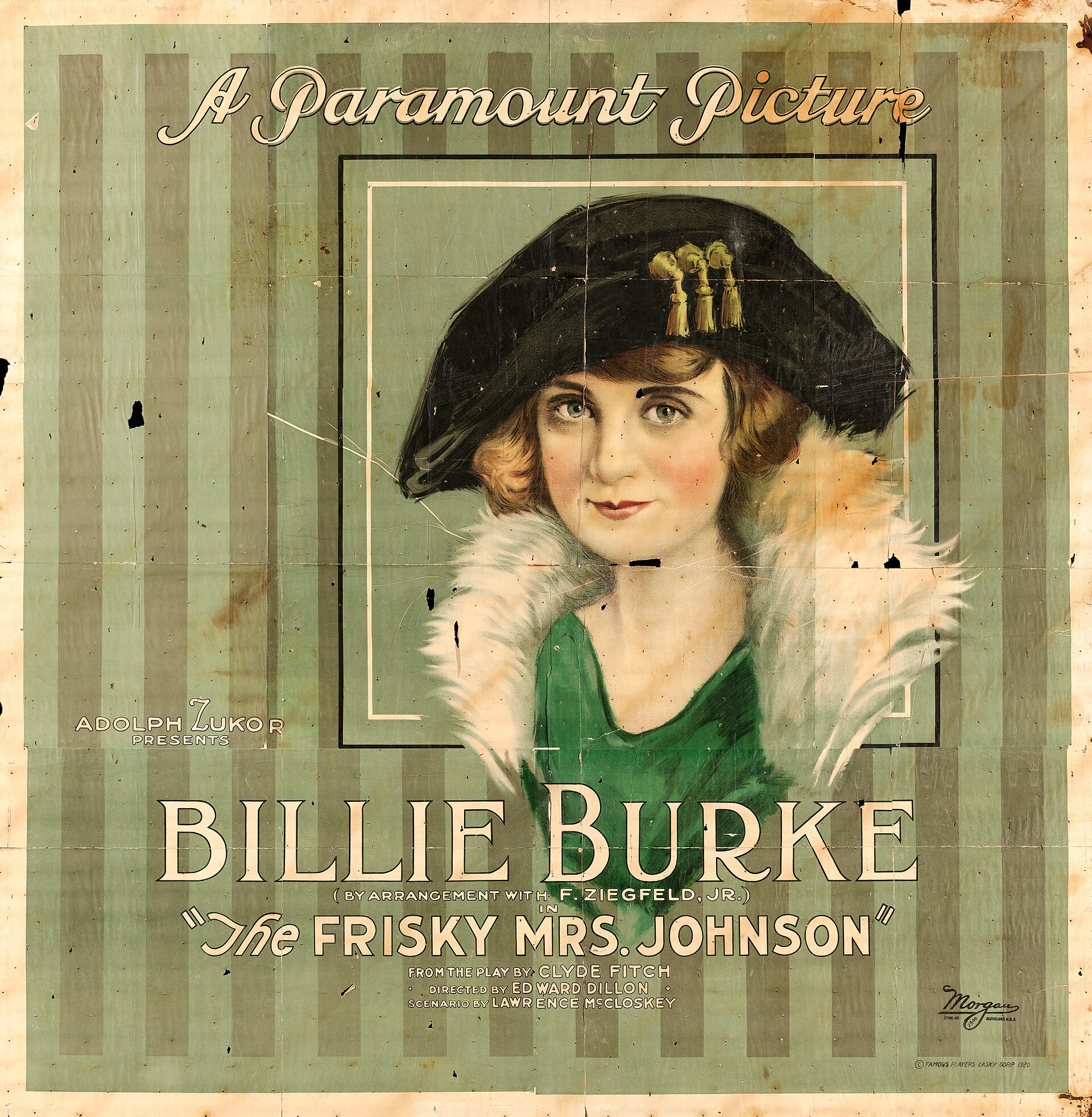Imagem de referência de The Frisky Mrs. Johnson, descrito nos dados abertos como filme de 1920 dirigido por Edward Dillon