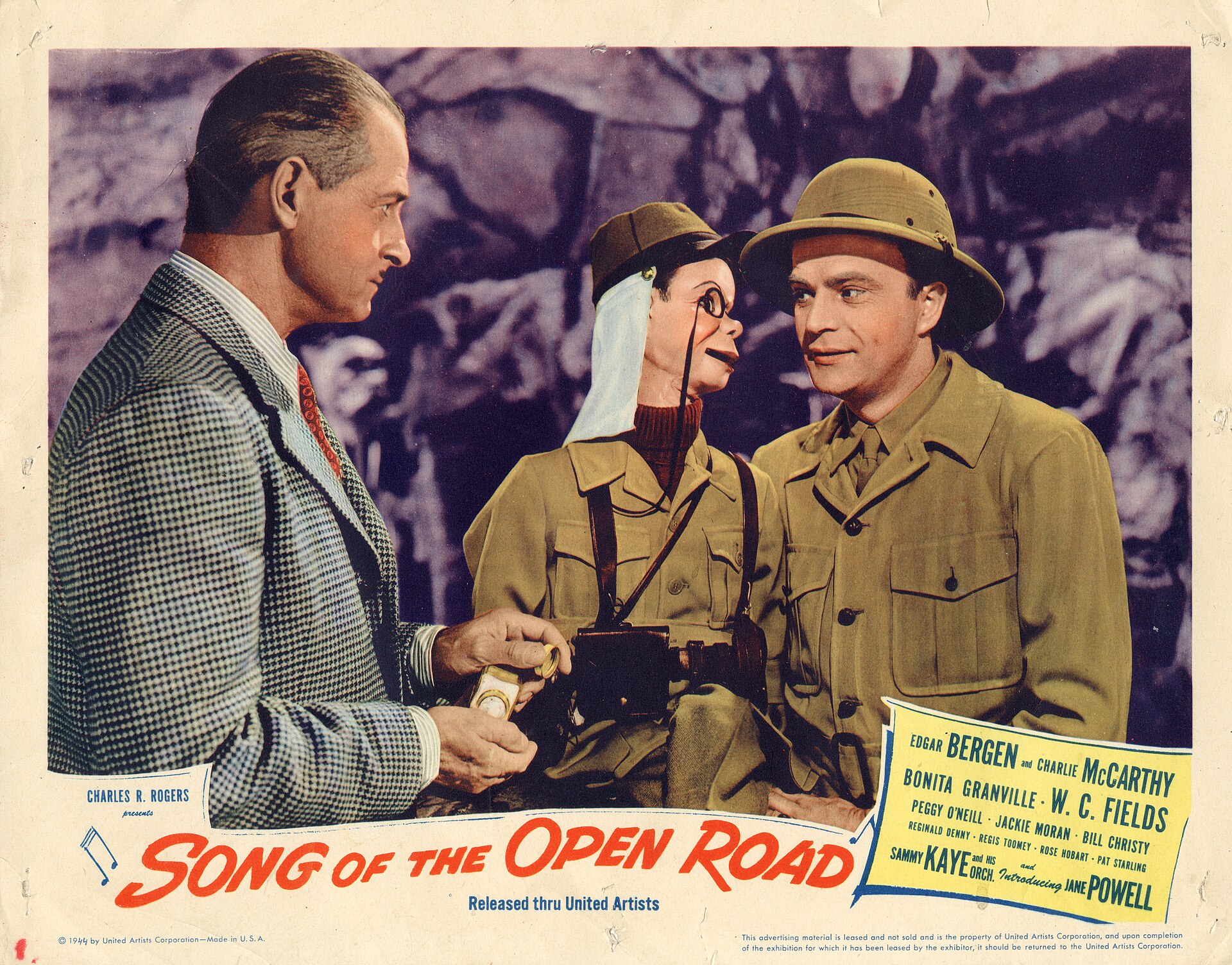 Imagem de referência de Song of the Open Road, descrito nos dados abertos como filme de 1944 dirigido por S. Sylvan Simon