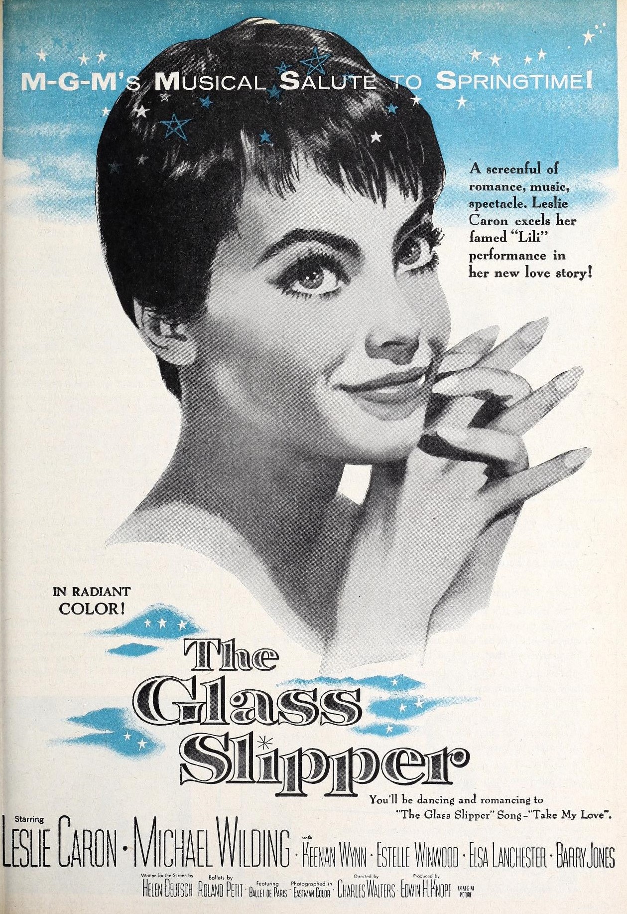Imagem de referência relacionada a O Sapatinho de Cristal, item descrito como filme de 1955 dirigido por Charles Walters