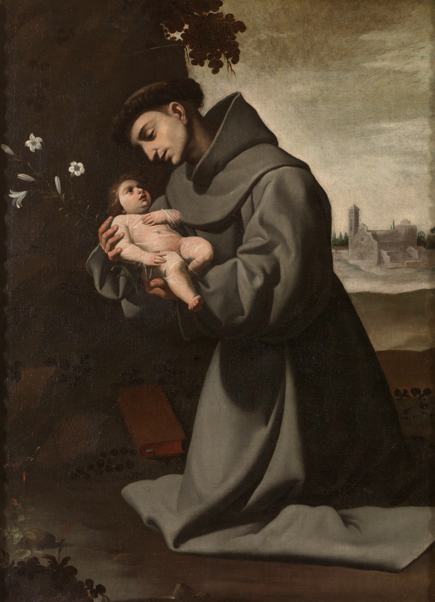 Imagem de referência de Santo António de Lisboa, descrito nos dados abertos como pintura de Francisco de Zurbarán