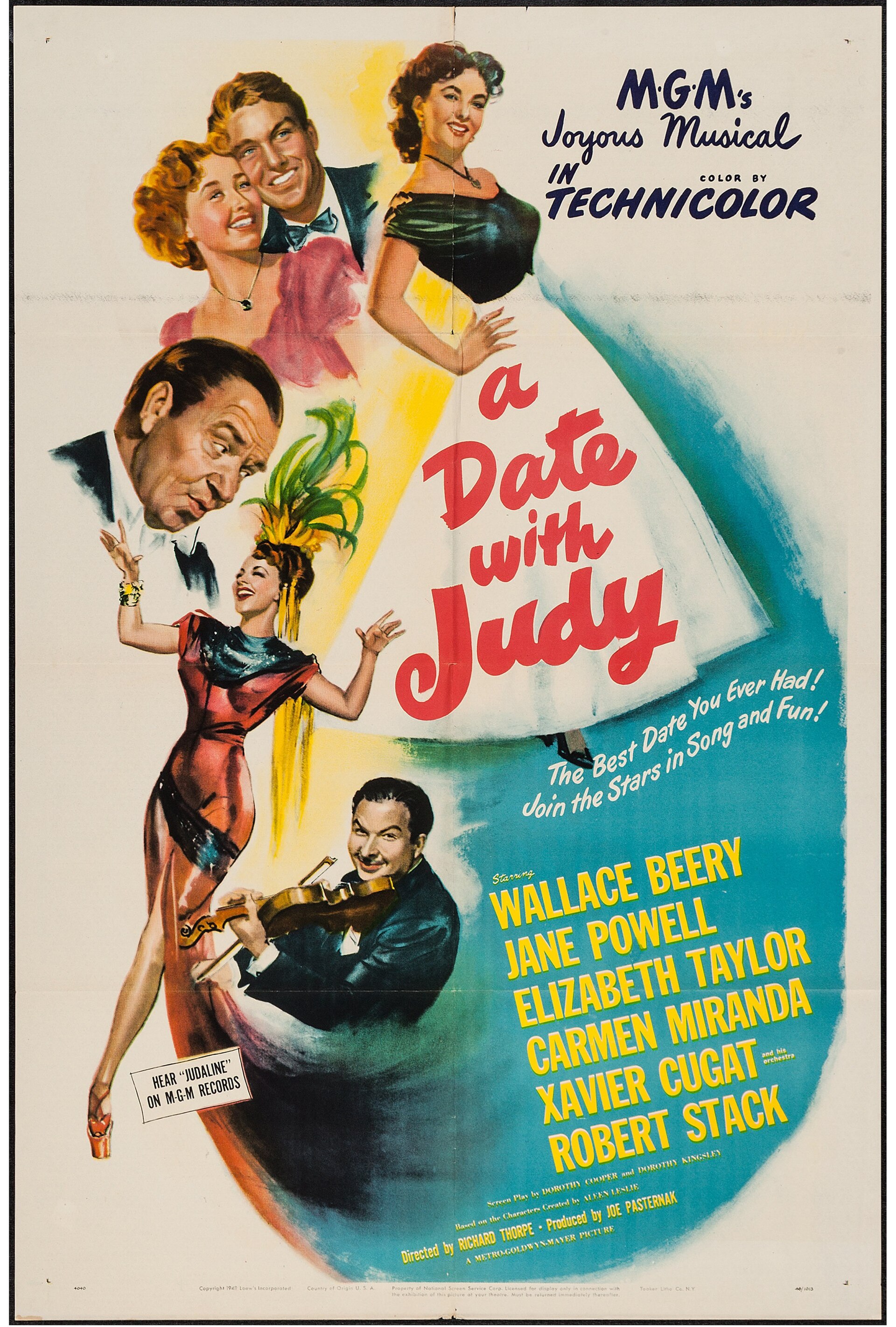 Imagem de referência relacionada a A Date with Judy, item descrito como filme de 1948 dirigido por Richard Thorpe