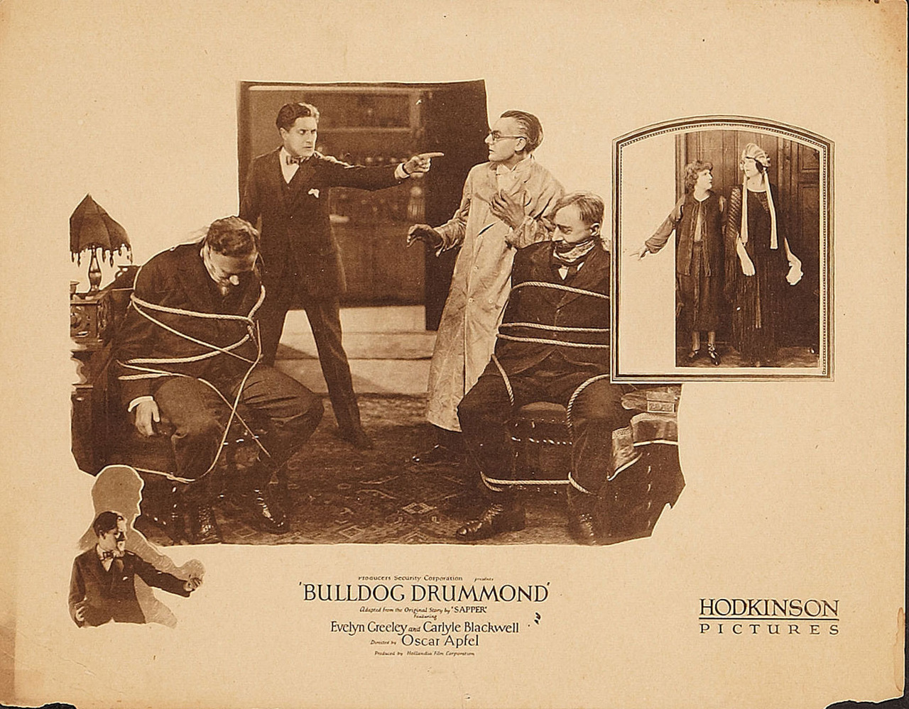 Imagem de referência de Bulldog Drummond, descrito nos dados abertos como filme de 1929 dirigido por F. Richard Jones