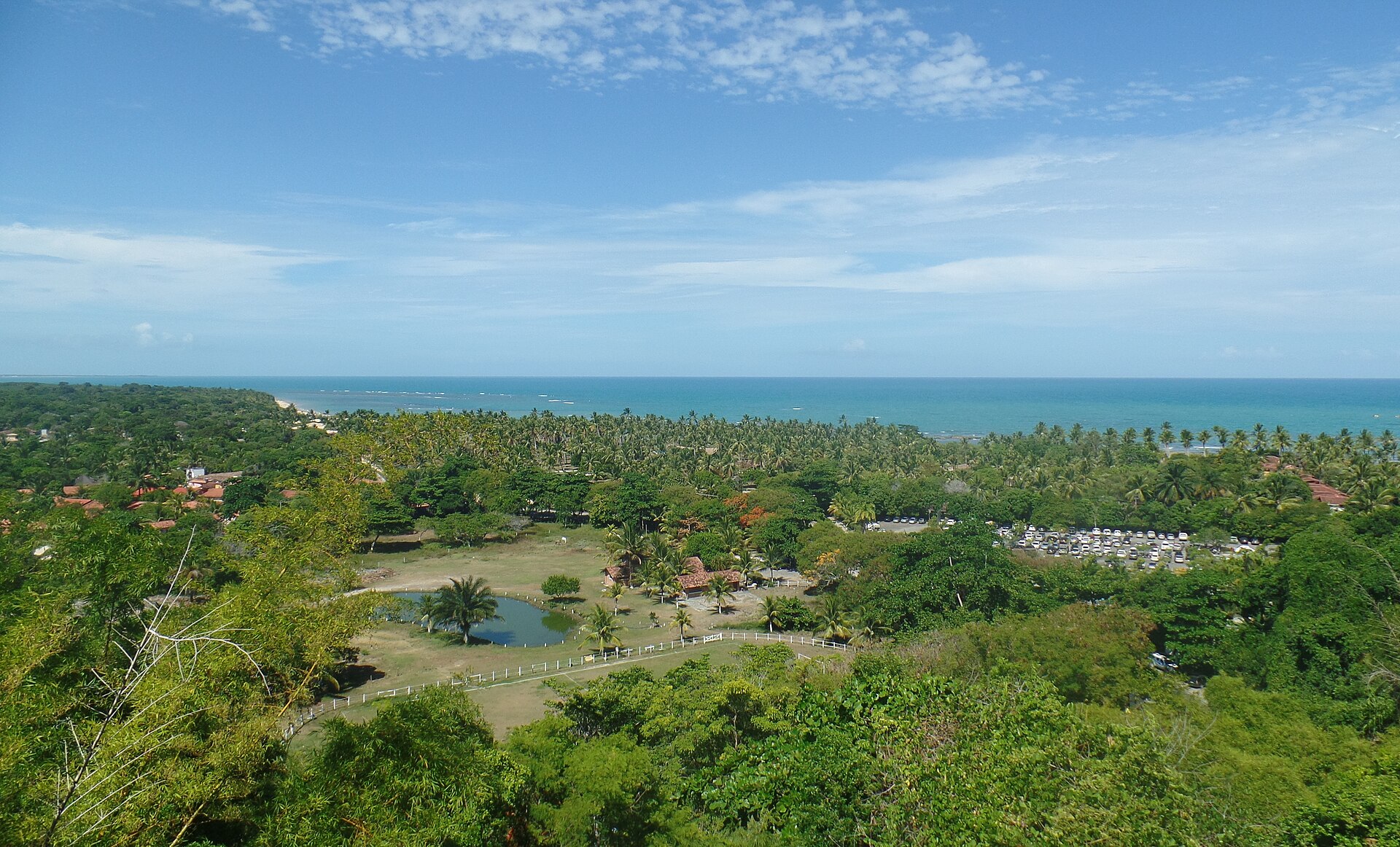 Imagem de referência de Arraial d'Ajuda, descrito nos dados abertos como distrito de Porto Seguro, Bahia, Brasil