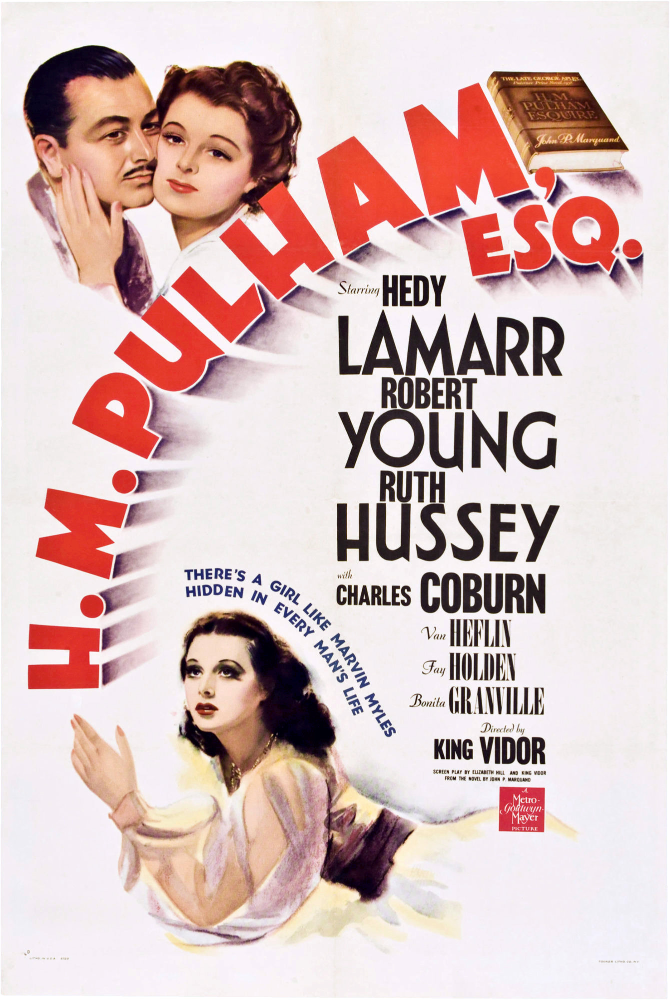 Imagem de referência de H.M. Pulham, Esq., descrito nos dados abertos como filme de 1941 dirigido por King Vidor