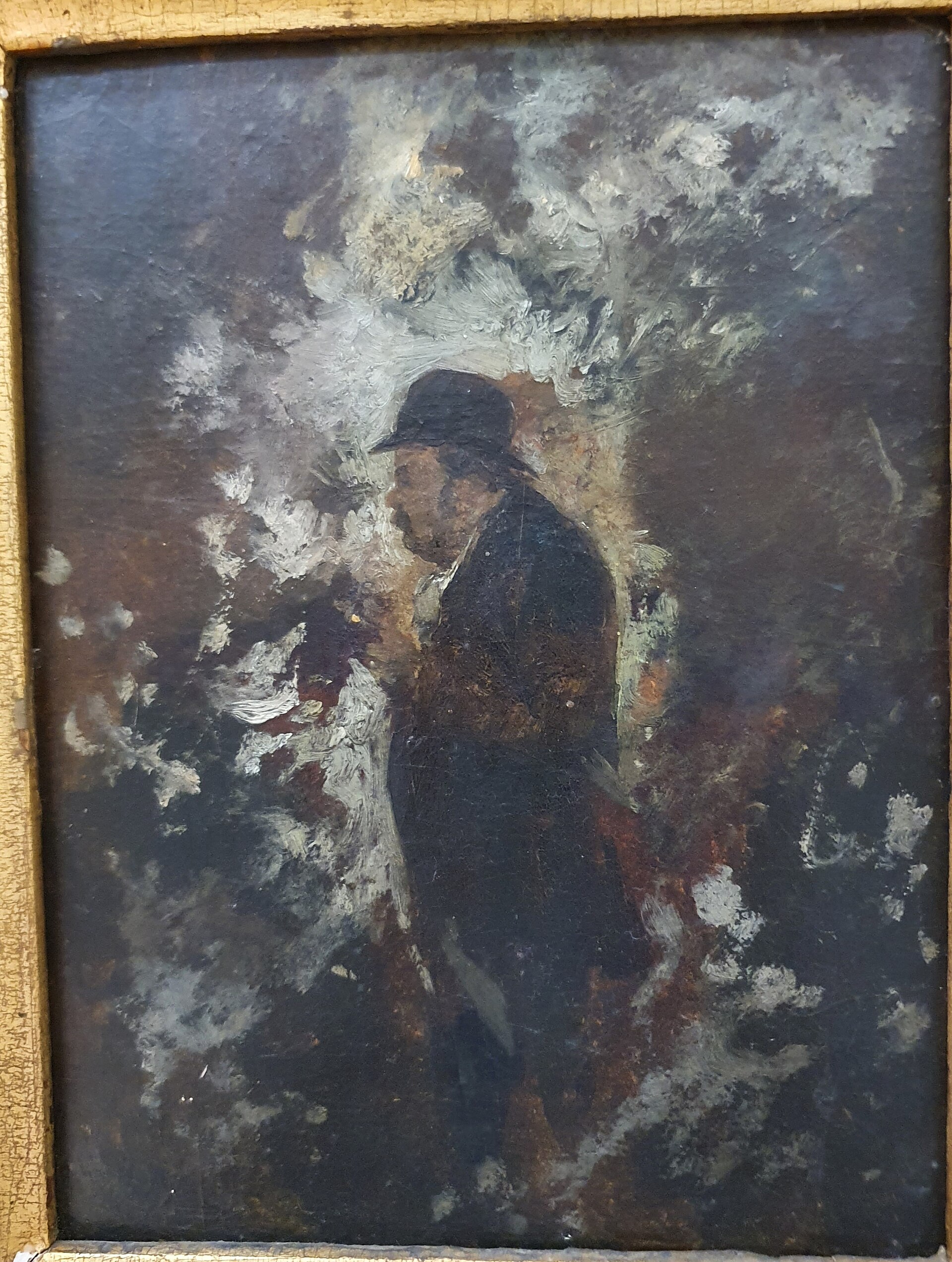 Imagem de referência de Retrato de Manuel Maria Bordalo Pinheiro, descrito nos dados abertos como pintura de Columbano Bordalo Pinheiro