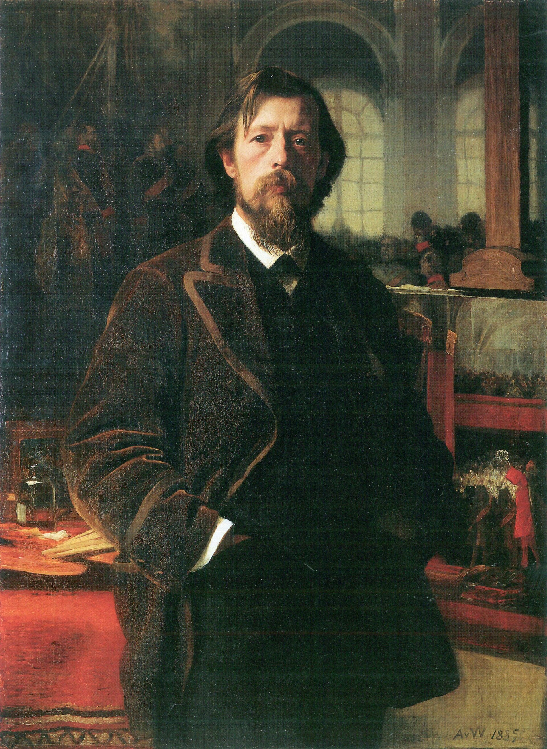 Imagem de referência de Anton von Werner, descrito nos dados abertos como pintor alemão