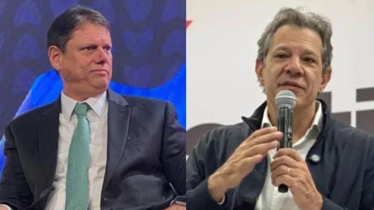 Atlas: Haddad tem 40,1%, e Tarcísio, com 53,3%, venceria ainda no 1° turno