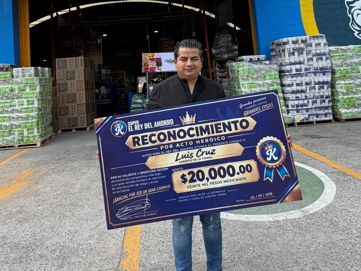 Homem que salvou menina de 3 anos de ser atropelada ganha prêmio da empresa