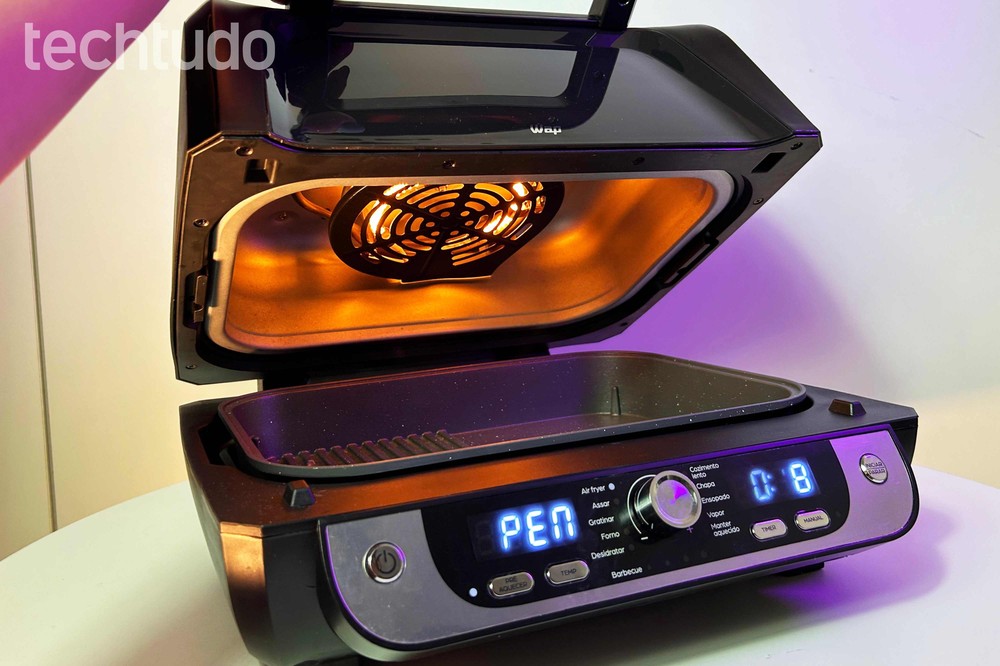 Com a WAP Barbecue, é possível fazer "churrasco" em casa — Foto: Letícia Rosa/TechTudo