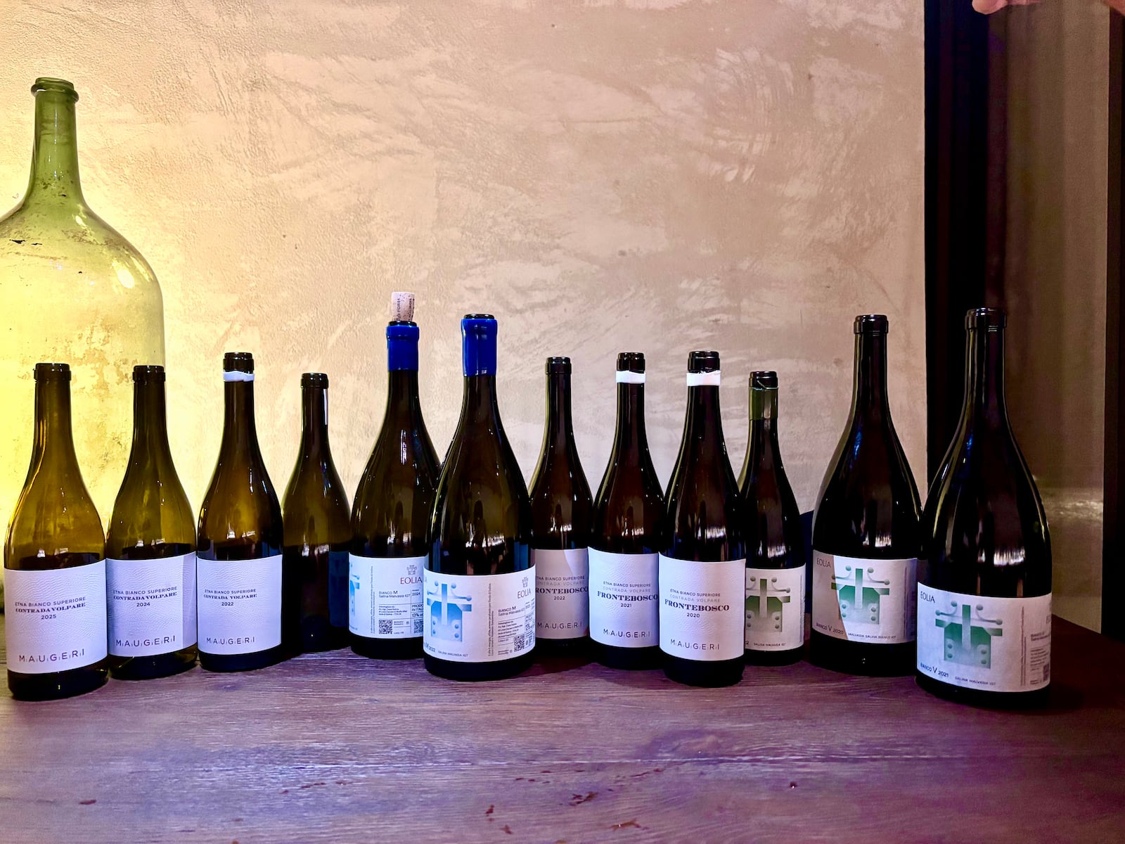 Degustação Maugeri e Eolia Cynthia