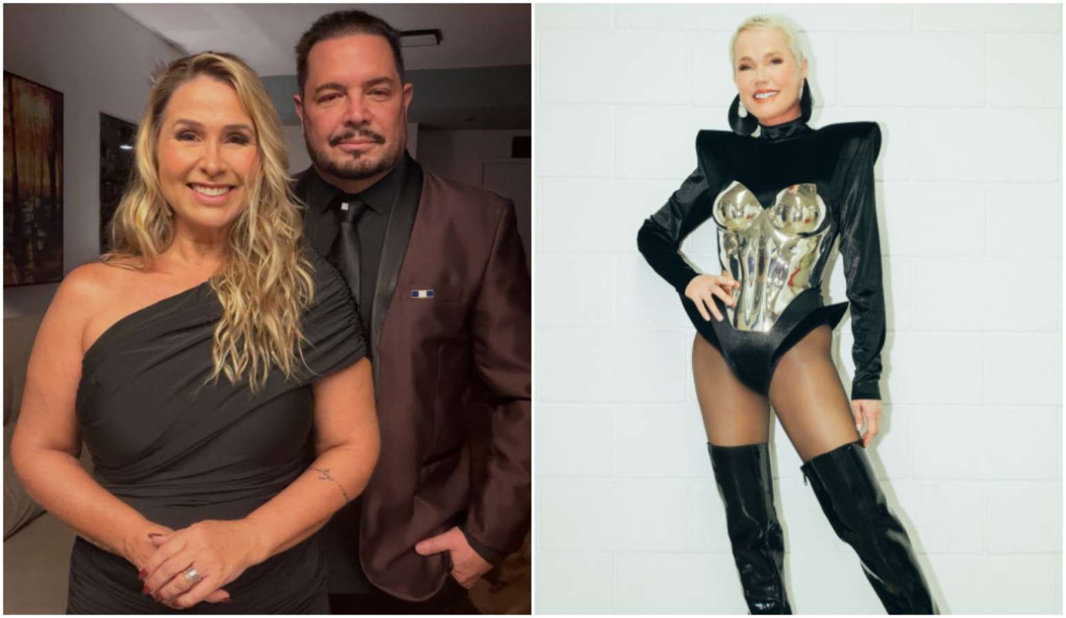 Andr&eacute;a Sorvet&atilde;o e Conrado se manifestaram ap&oacute;s processo de Xuxa se tornar p&uacute;blico