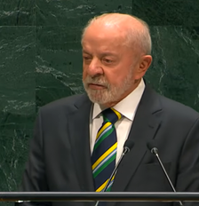 Lula discursa na ONU Foto: Reprodução/YouTube/Nações Unidas