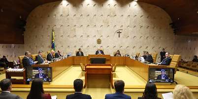 Sess&atilde;o plen&aacute;ria do STF Foto: Alejandro Zambrana/STF