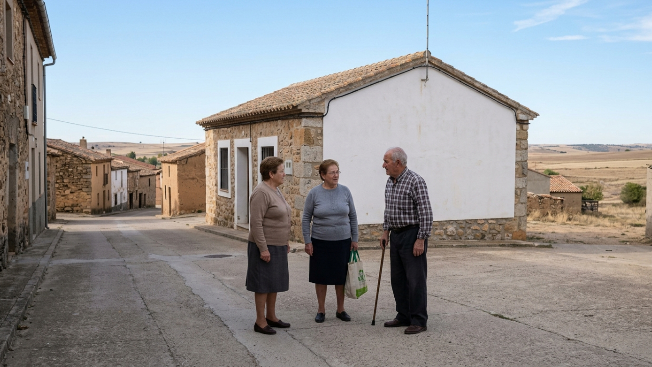 Com três moradores no censo, um município espanhol mantém prefeito eleito, prefeitura própria e eleição de verdade