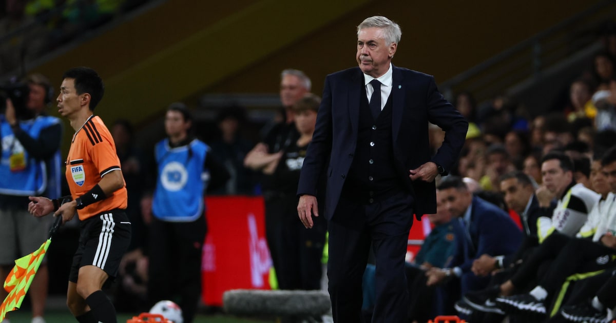 Ancelotti justifica escolha por Vini Jr. em pênalti e destaca espaço para jovens: ’São muito bons’