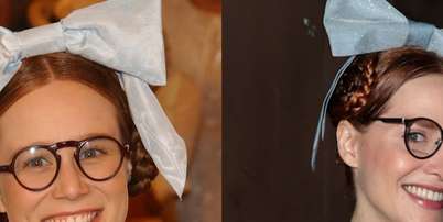 Mariana Ximenes reagiu à fantasia de Letícia Colin em festa do capítulo 100 da novela 'Quem Ama Cuida'; Adriana da trama das 9 se vestiu de Ana Francisca, mocinha de Mariana em 'Chocolate com Pimenta'. Foto: Divulgação/TV Globo, /BrazilNews / Purepeople