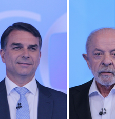 Flávio e Lula se enfrentam no 2º turno das eleições Foto: Estadão Conteúdo
