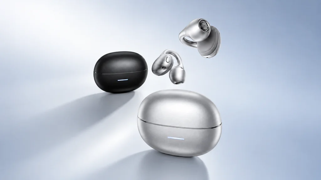 Novo fone da QCY fica aberto na orelha e promete 50 horas de bateria