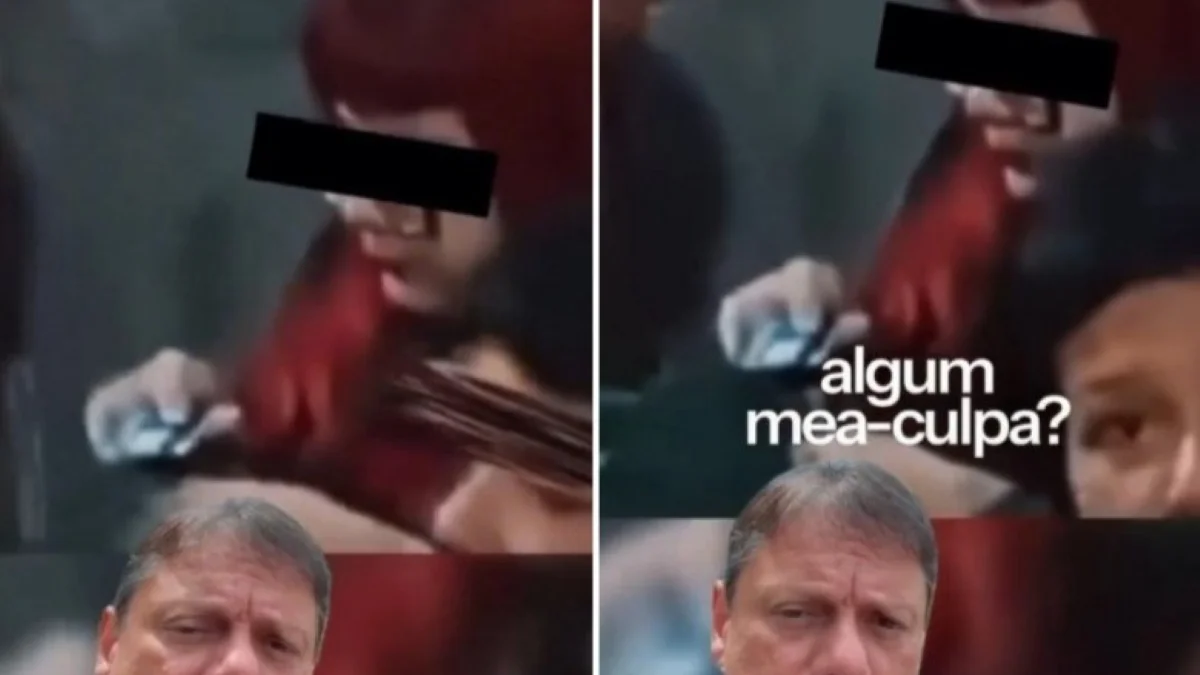 Tarcísio usa imagem antiga de usuária de drogas para atacar ato do PT em SP