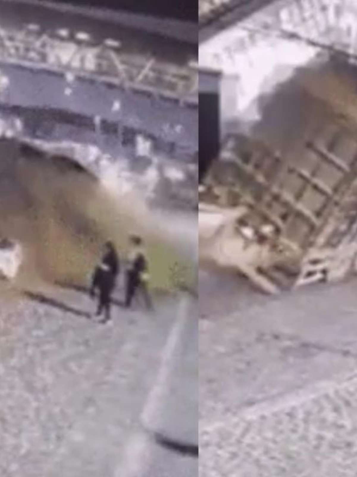 Caminhão carregado de serragem tomba sobre dois carros em Suzano