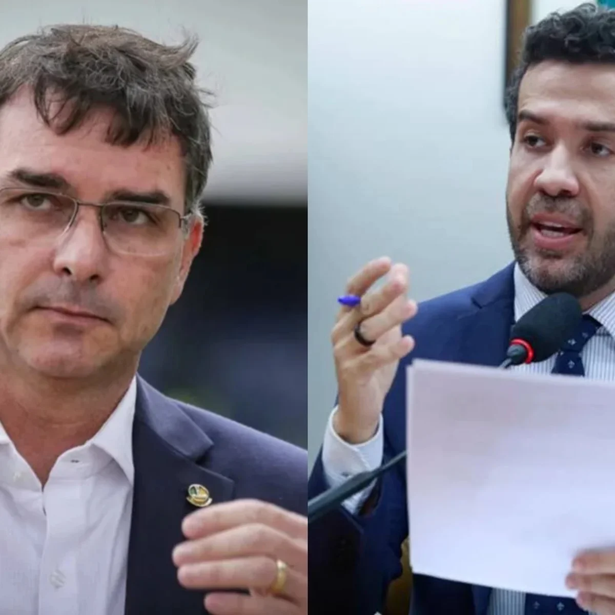Flávio convida ex-mulher de Janones a debate para barrar deputado; entenda