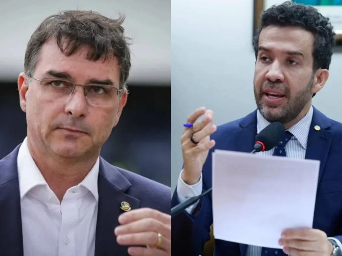 Flávio convida ex-mulher de Janones a debate para barrar deputado; entenda