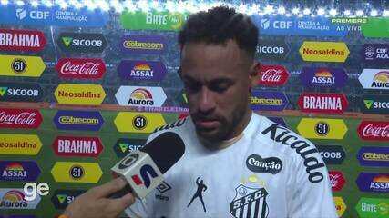 Neymar valoriza empate com a "melhor equipe do Brasil", e diz: "Tomamos conta do jogo"