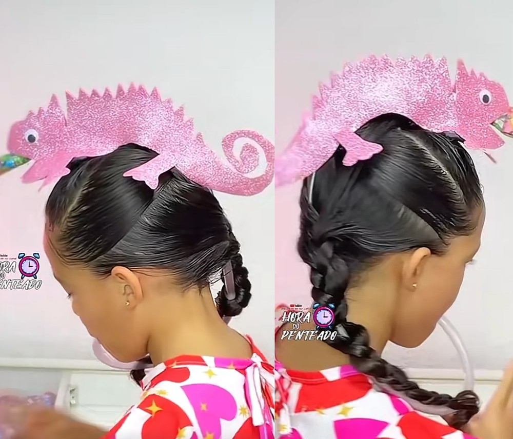 Cabelo Maluco de Camaleão — Foto: Reprodução/TikTok