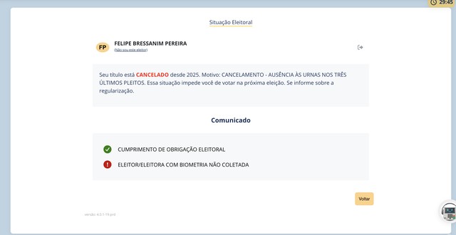 Como saber se um título de eleitor está cancelado? Veja passo a passo