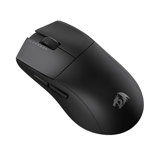 Mouse Gamer Redragon King Lite Ultraleve 49g Sensor PAW3313 10000 DPI 1000Hz Tri-Mode Preto M916-LIT-1K