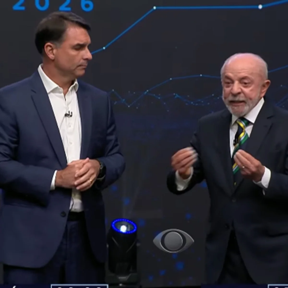 Lula pergunta sobre Dark Horse, e Flávio responde: “Vou te dar cortesia”