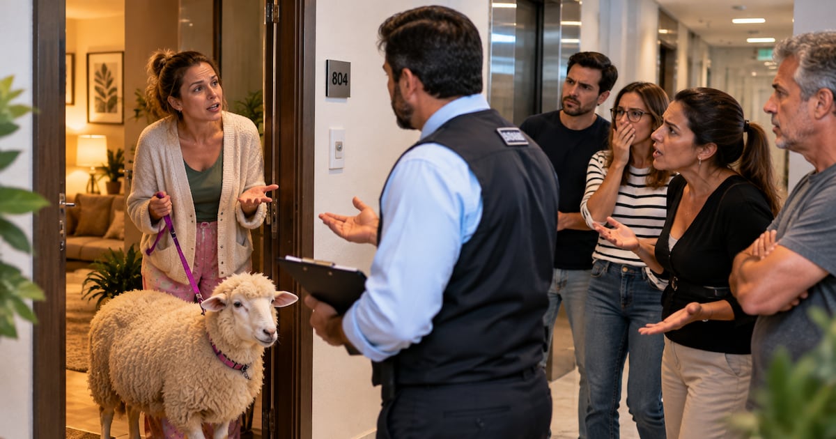 Nem cão, nem gato: moradora quer ovelha como suporte emocional dentro de casa