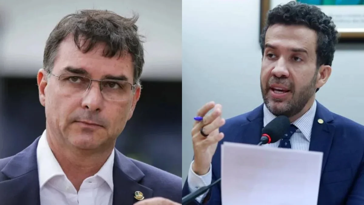 Flávio convida ex-mulher de Janones a debate para barrar deputado; entenda