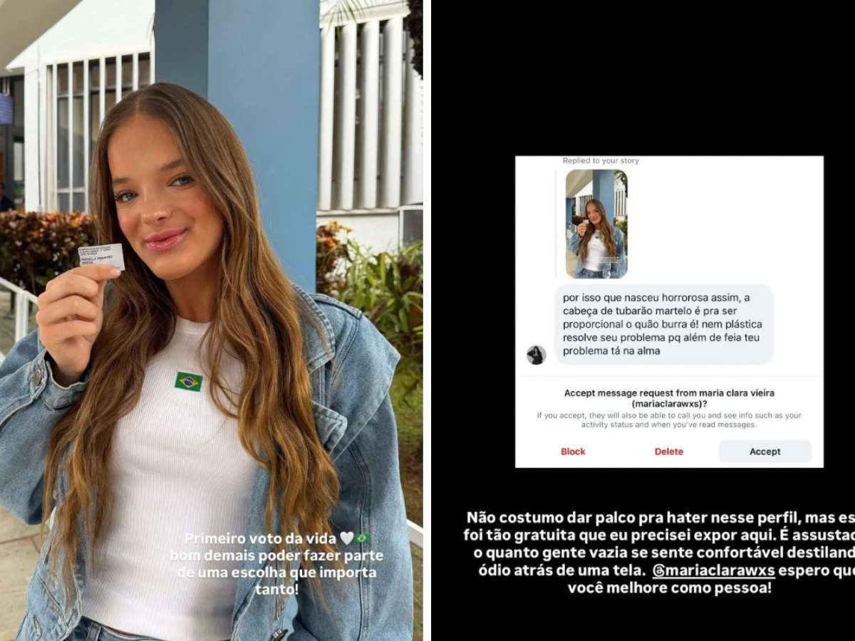 Rafa Justus reage a ataque após posar com comprovante de voto: 'É assustador'