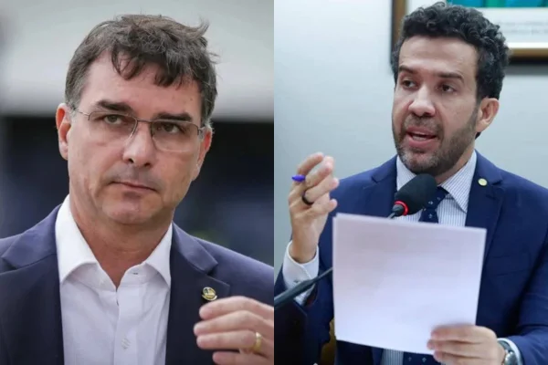 Flávio convida ex-mulher de Janones a debate para barrar deputado; entenda