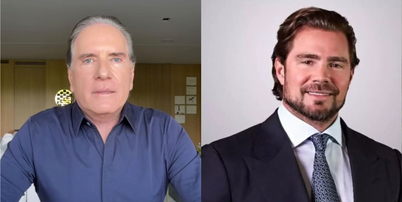 Roberto Justus se pronuncia sobre mensagens enviadas a Daniel Vorcaro Foto: Reprodução/Instagram e Wikicommons