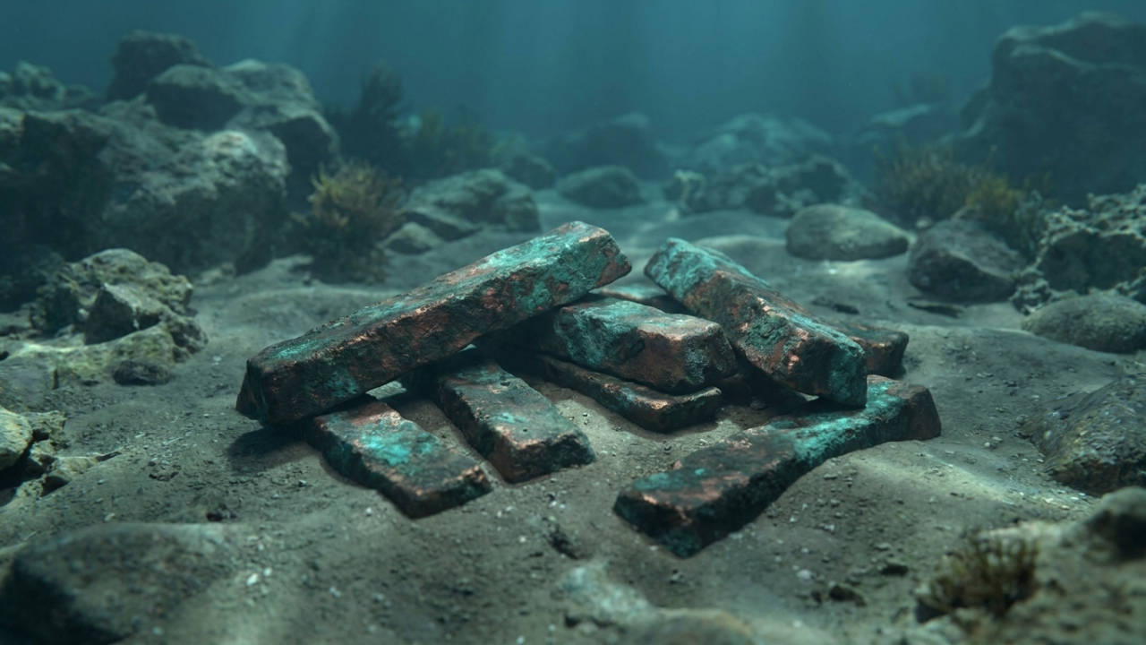 Arqueólogos encontraram 80 barras de um metal associado ao mundo antigo no mar perto da Sicília, análises estudam lingotes de oricalco do século VI a.C.