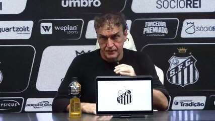 Veja a entrevista coletiva de Cuca após o empate do Santos com o Flamengo
