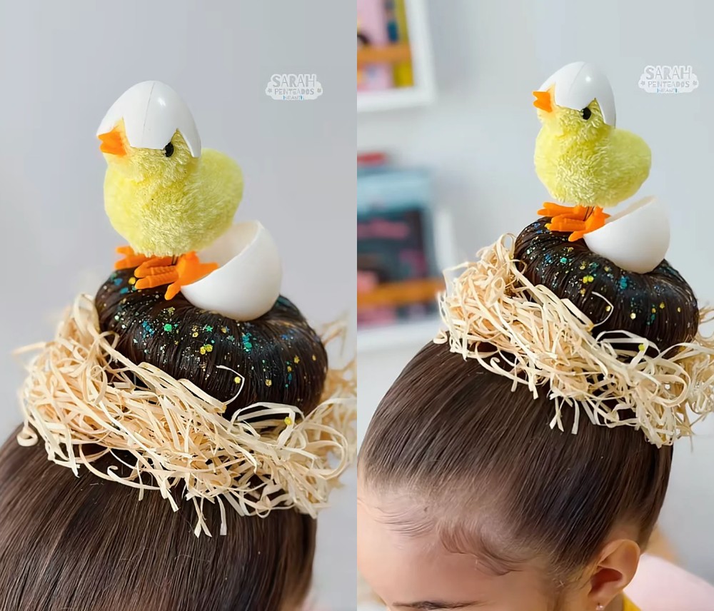 Cabelo Maluco de Ninho de Pássaro — Foto: Reprodução/TikTok